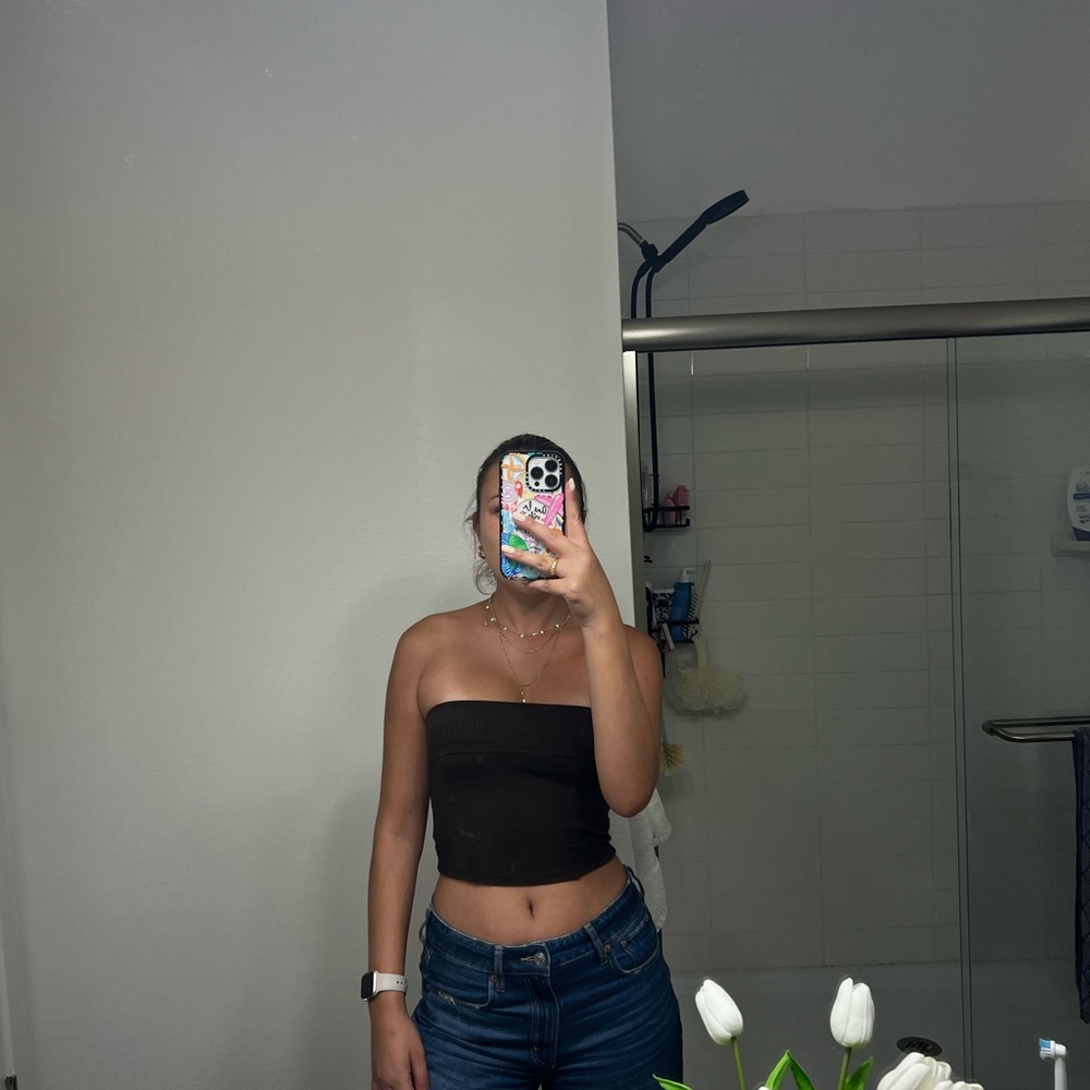 Urban Outfitters Black Crop Top